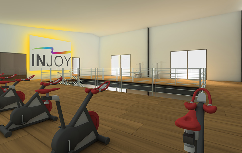 3D Visualisierung Fitness Center